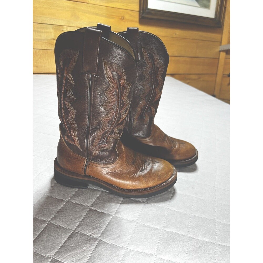 DURANGO RD3122 Leather Western Boots Women's Size 8M